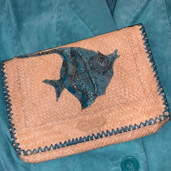 Anya Hindmarch Bags Anya Hindmarch Beaded Fish Clutch Poshmark